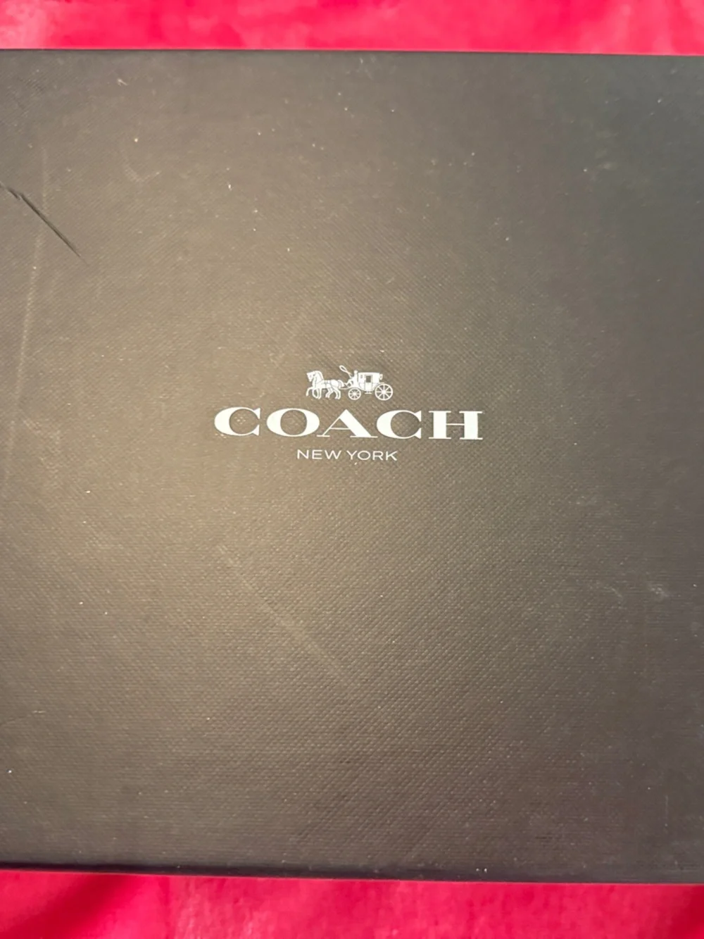 Coach Black Box with White Logo
